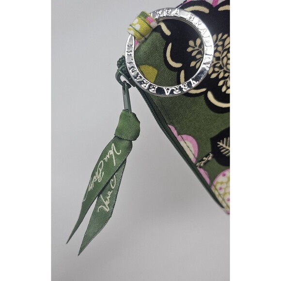 Vera Bradley Zip Id Case Key Ring Olivia Park Retired 2013 Floral New 5"x3" - Picture 4 of 8